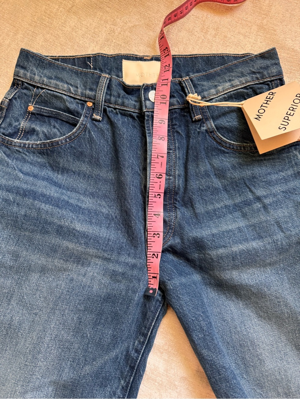 Mother The Delinquent Button Ankle in Run With It, size 26, NWT - Picture 7 of 12
